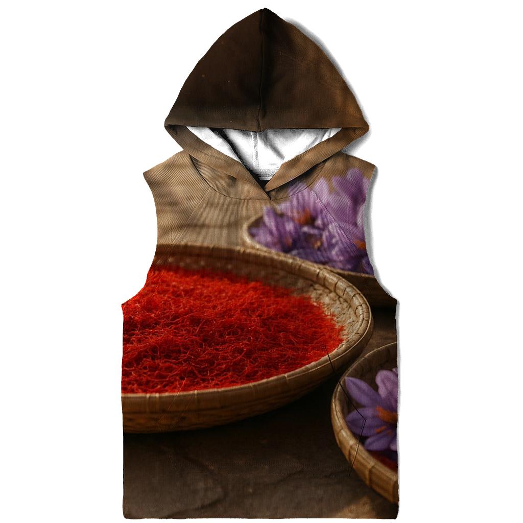 Saffron Crocus Stigmas Drying On Bamboo Trays custom hoodies