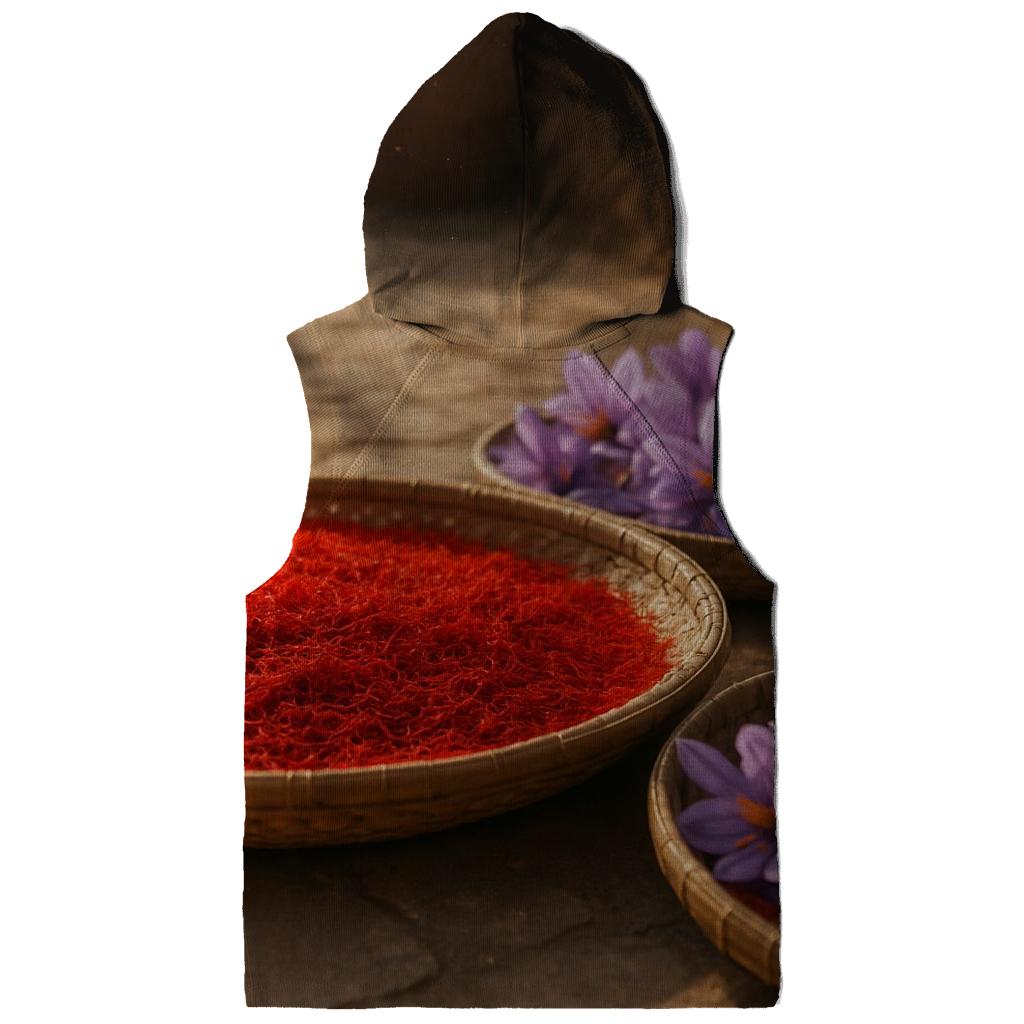 Saffron Crocus Stigmas Drying On Bamboo Trays custom hoodies