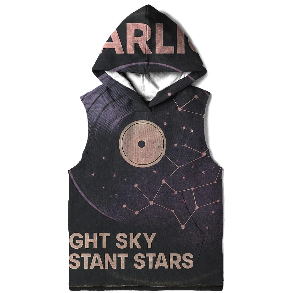Distressed Vinyl Planetarium Night 1984 premium hoodies