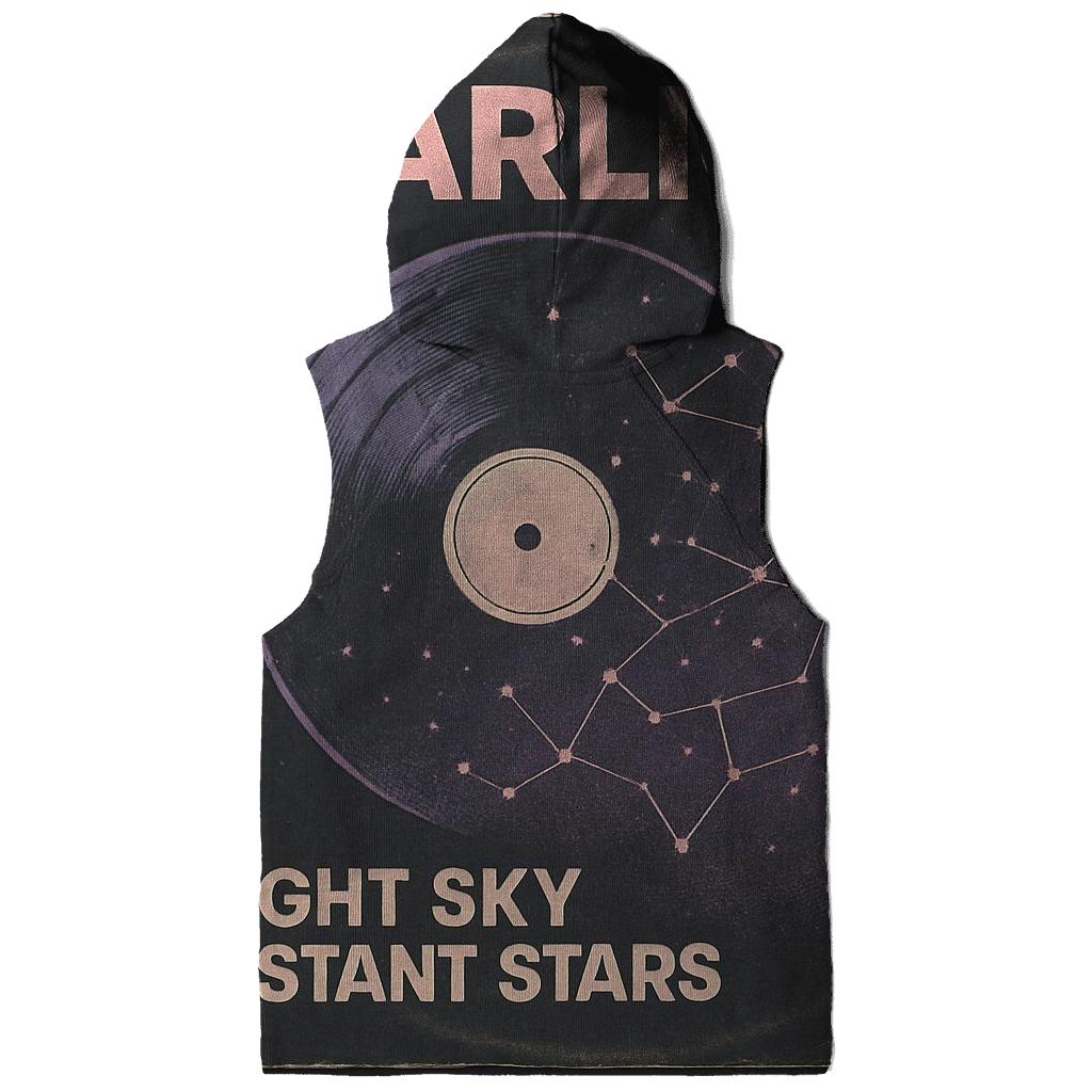 Distressed Vinyl Planetarium Night 1984 premium hoodies