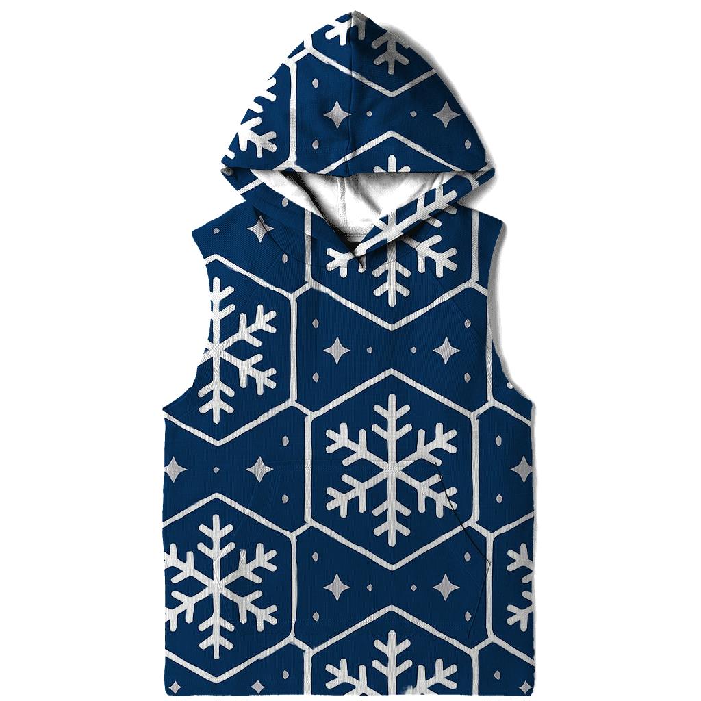Snowflake Lattice Night Pattern hoodie styles