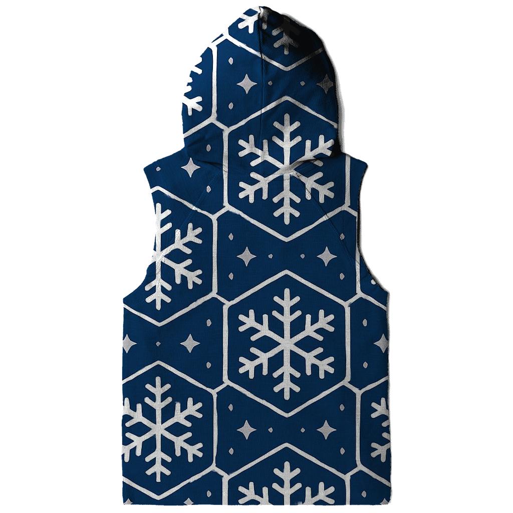 Snowflake Lattice Night Pattern hoodie styles