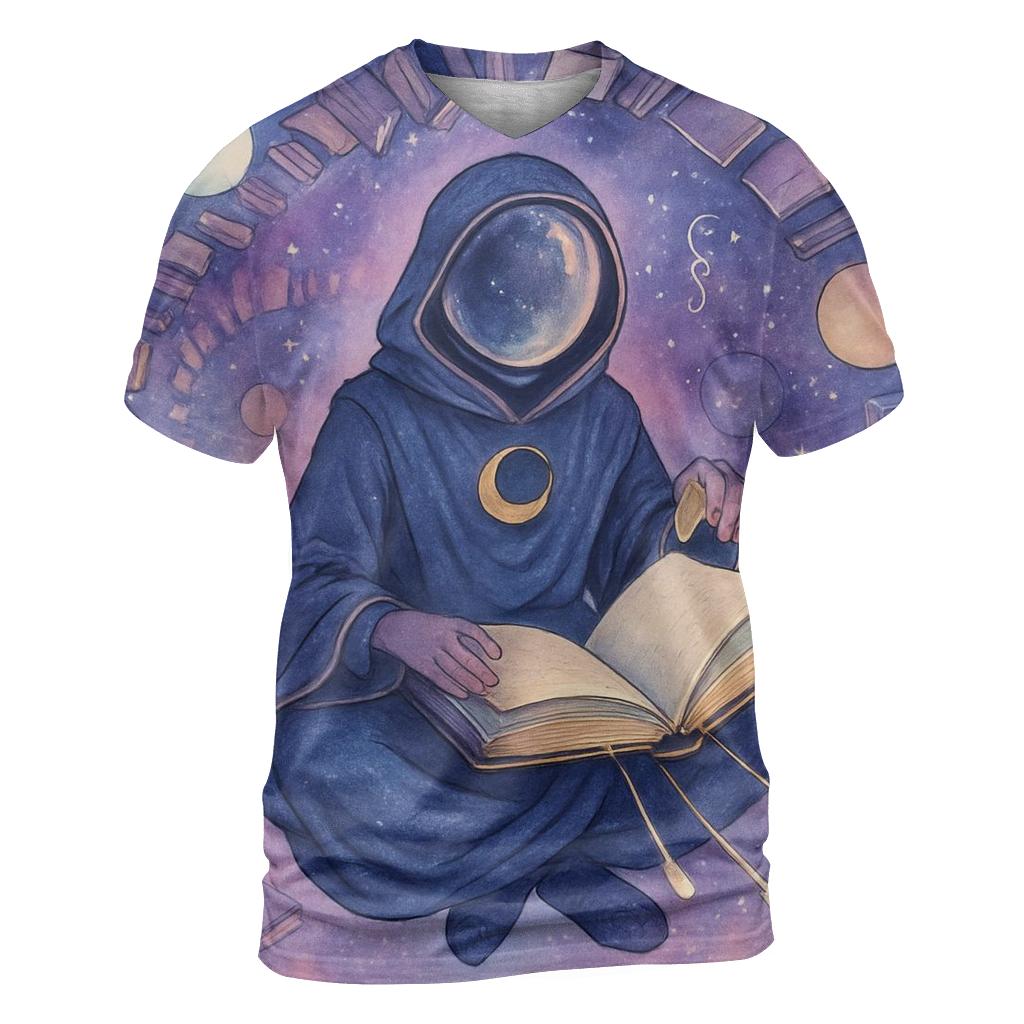The Library Of Comet Whispers trendy printed shirt styles