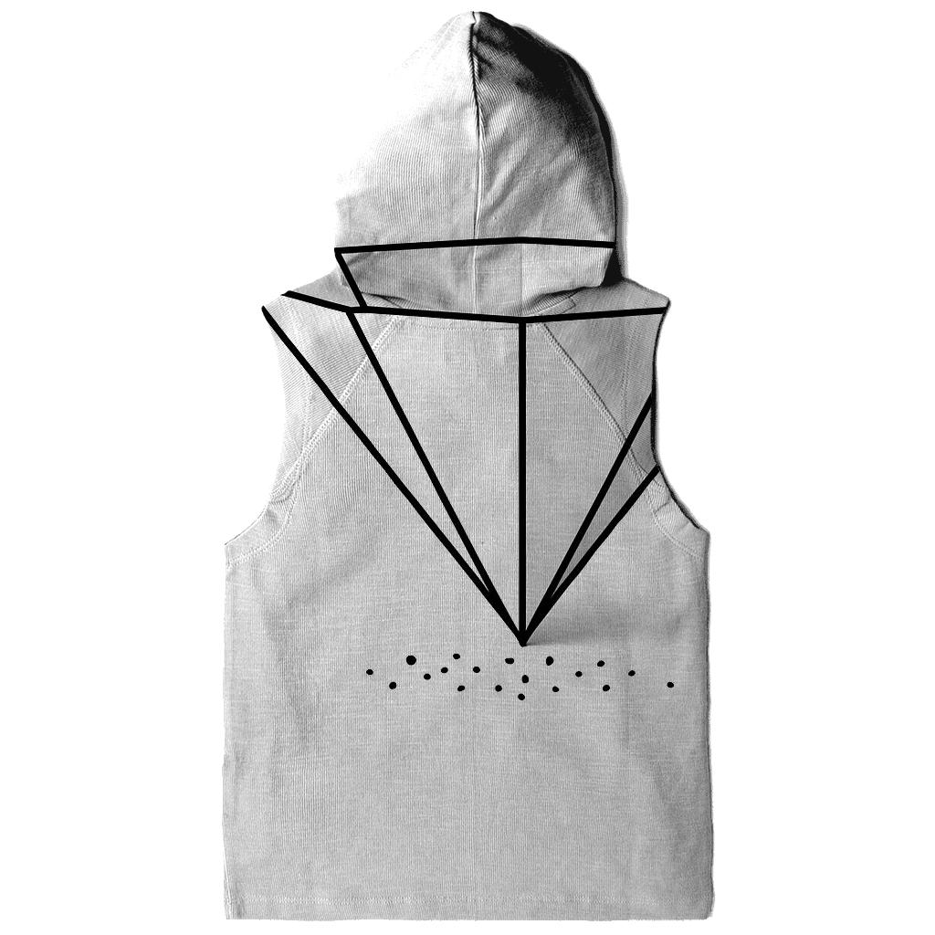 Filter Fold Geometry lightweight hoodies