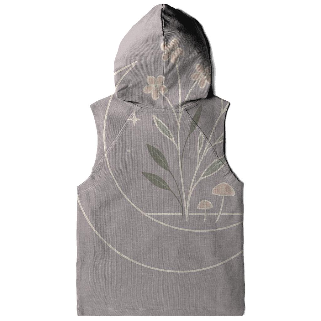 Lunar Garden Minimal Line Art hoodie designs