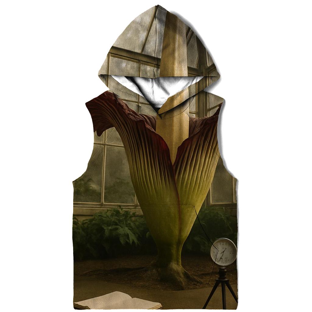 Botanical Conservatory Titan Arum Bloom With Measurement Tools hoodie styles