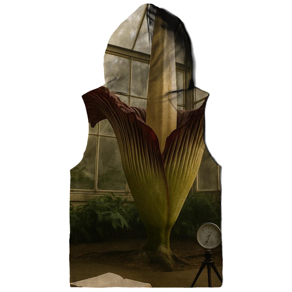 Botanical Conservatory Titan Arum Bloom With Measurement Tools hoodie styles