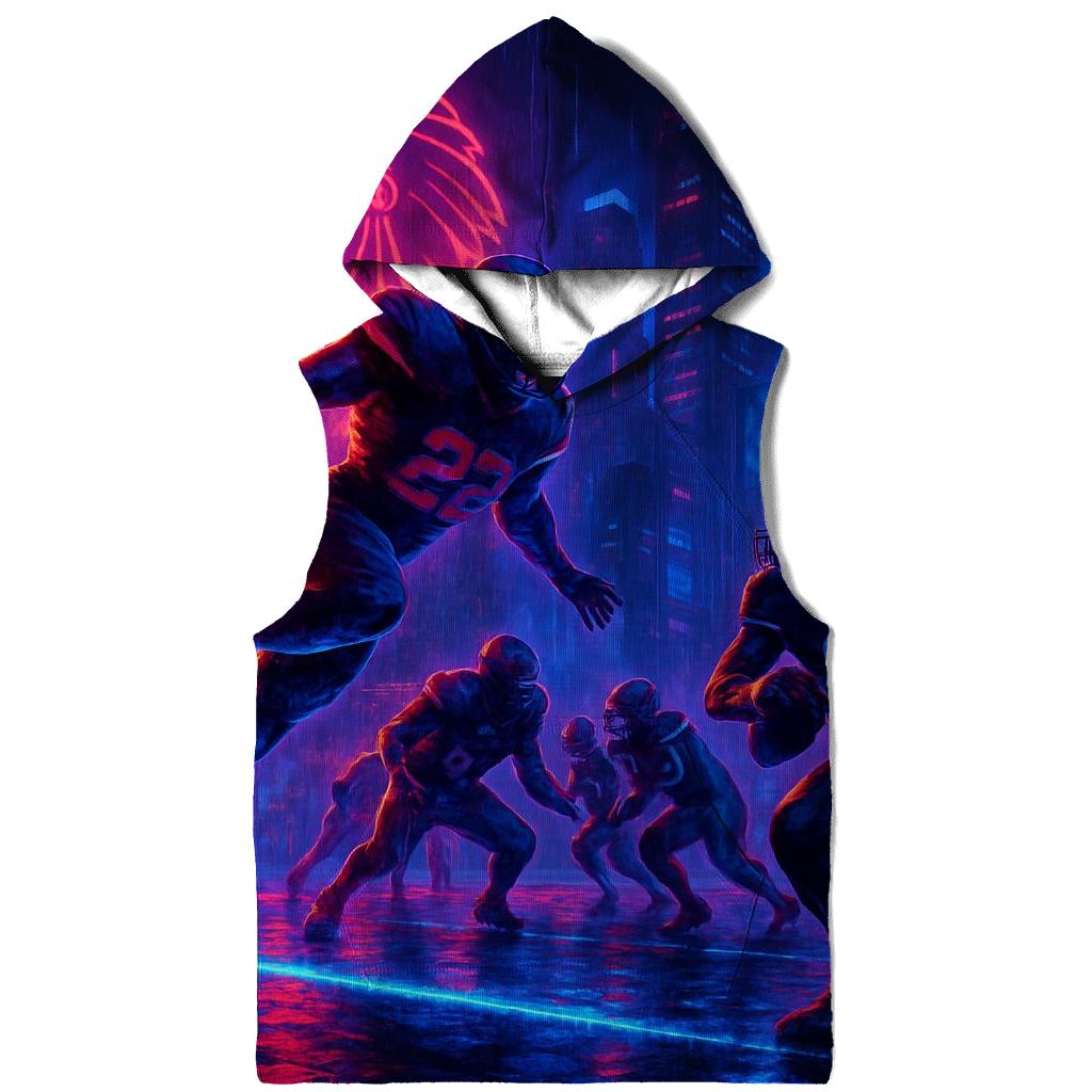 Neon Rooftop Rumble Braves Vs Cubs zip-up hoodies