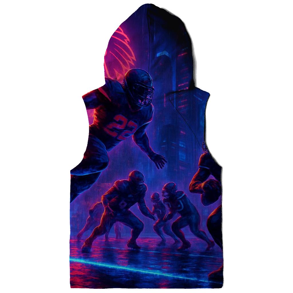 Neon Rooftop Rumble Braves Vs Cubs zip-up hoodies