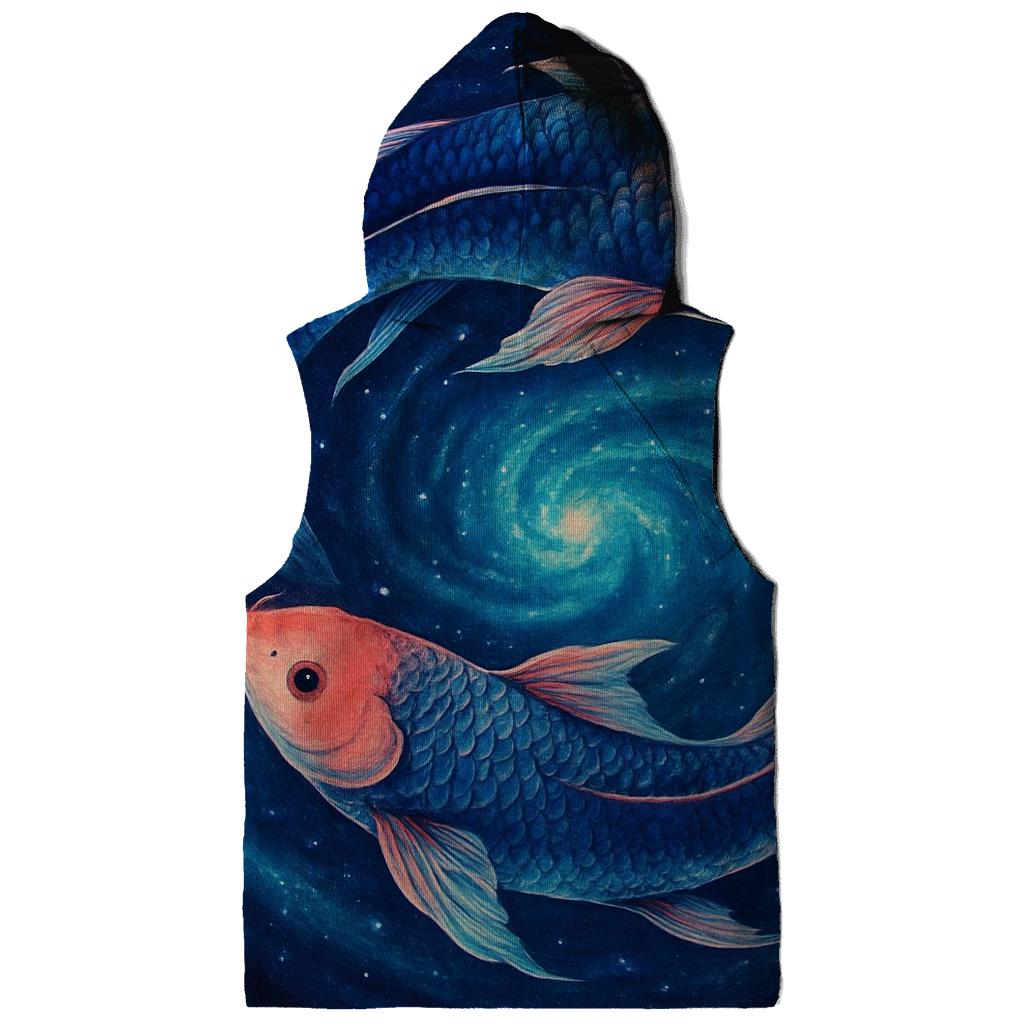 Deep Space Koi Nebula Swirl hoodies fashion