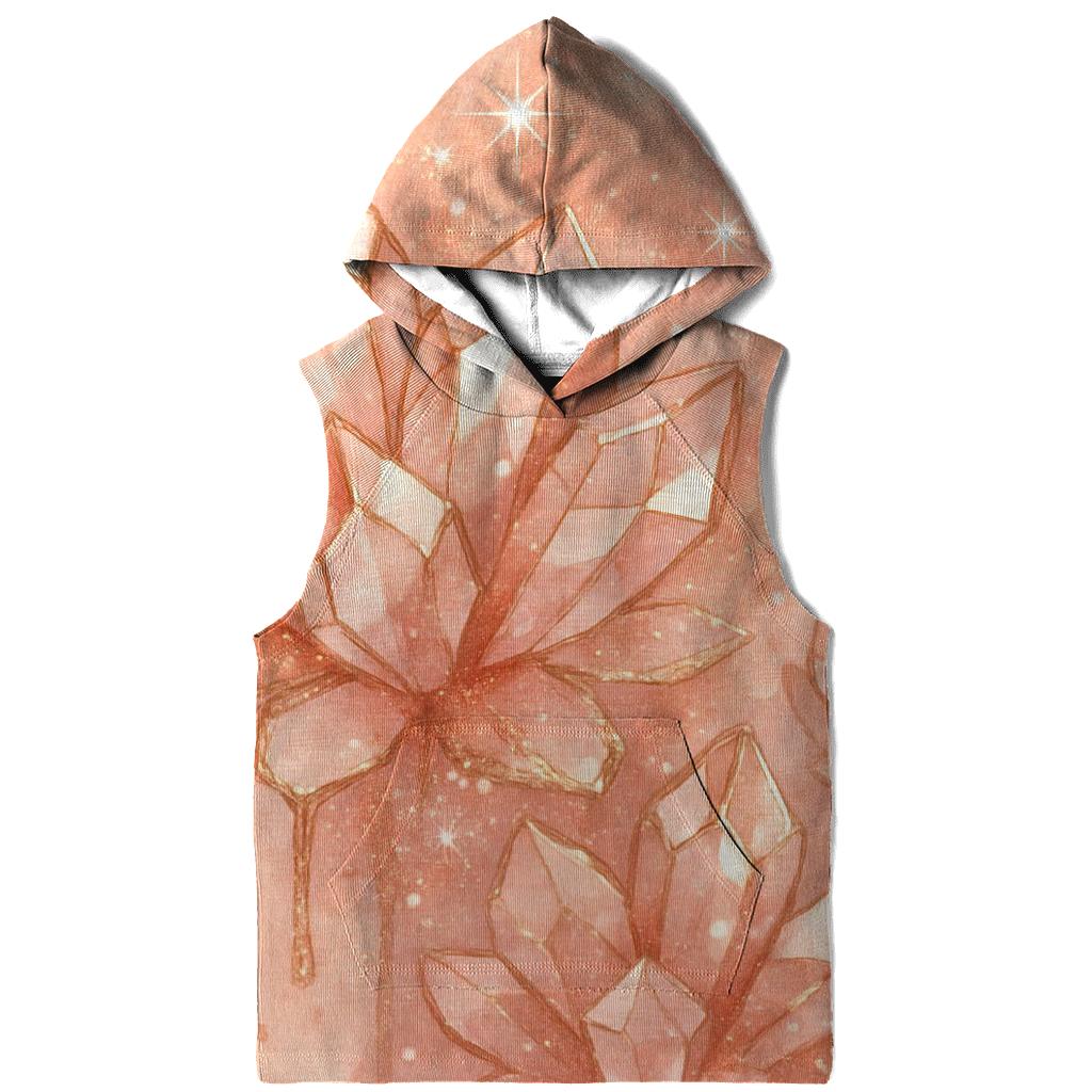 Rose Gold Crystal Garden pullover hoodies