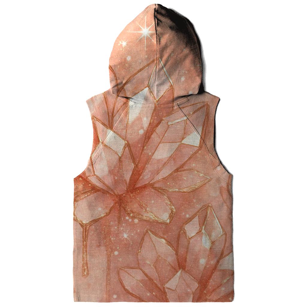 Rose Gold Crystal Garden pullover hoodies