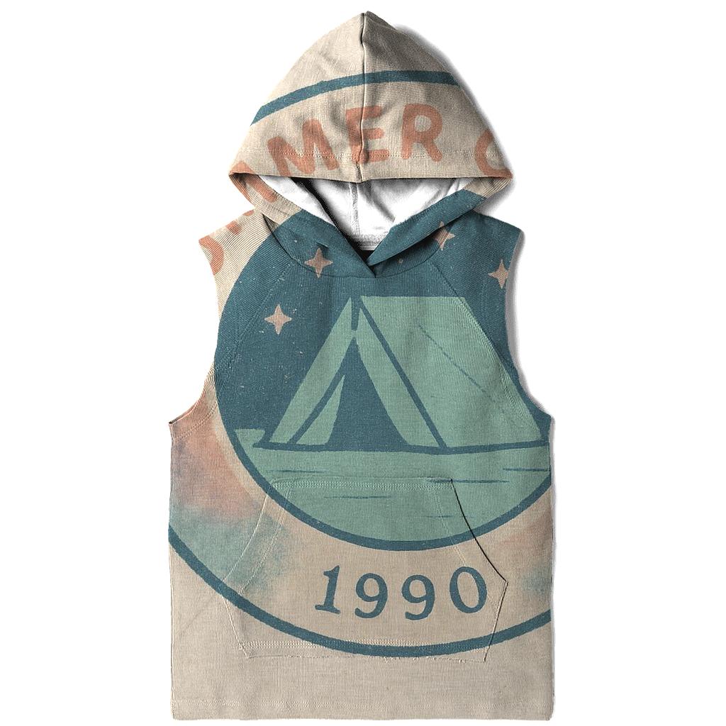 Faded Polaroid Starcamp Badge 1992 graphic hoodies