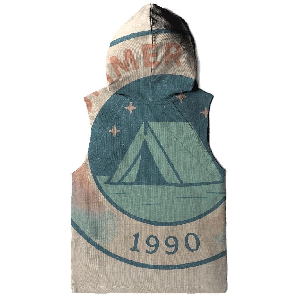 Faded Polaroid Starcamp Badge 1992 graphic hoodies