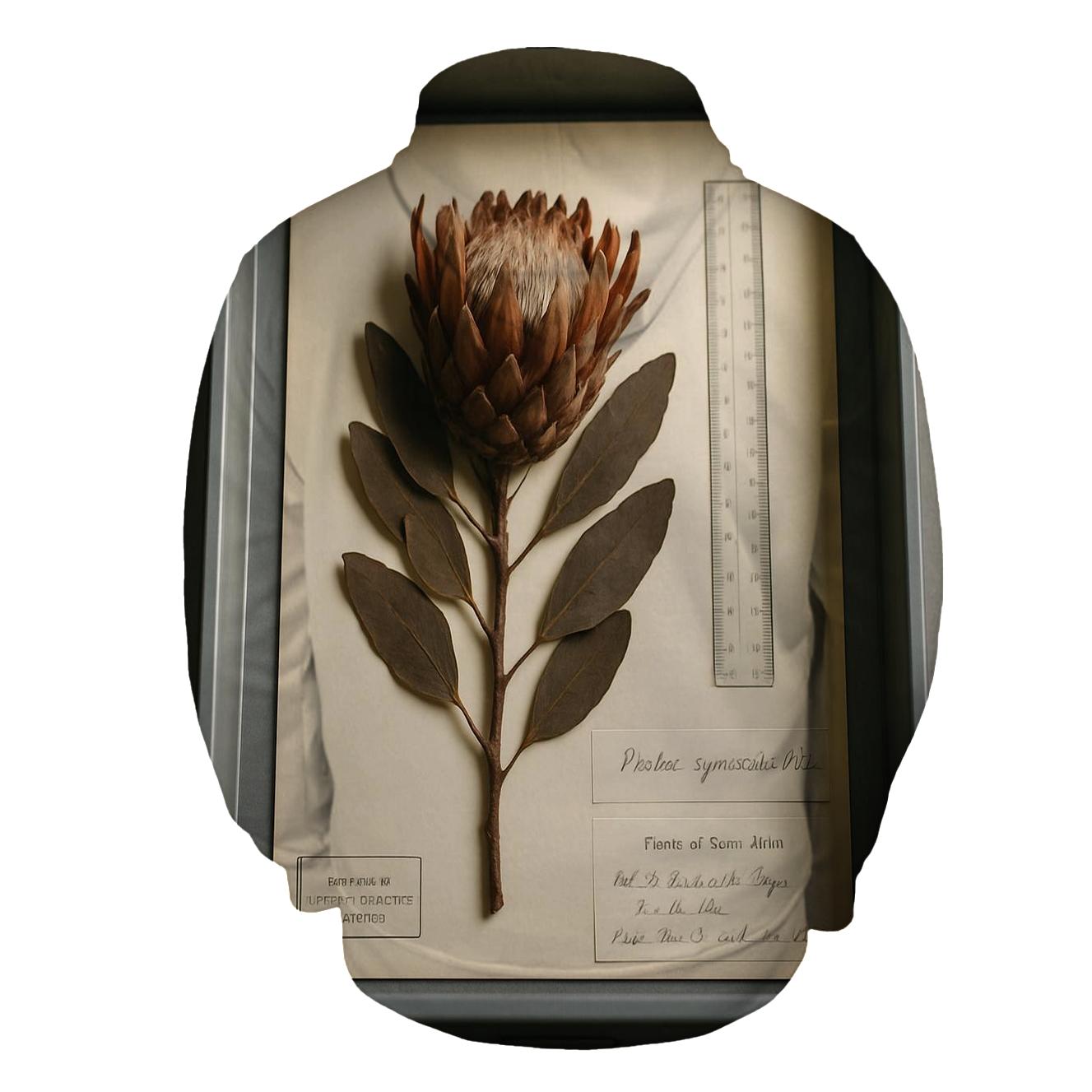 Herbarium Drawer With Protea Specimen Labels hoodies fashion