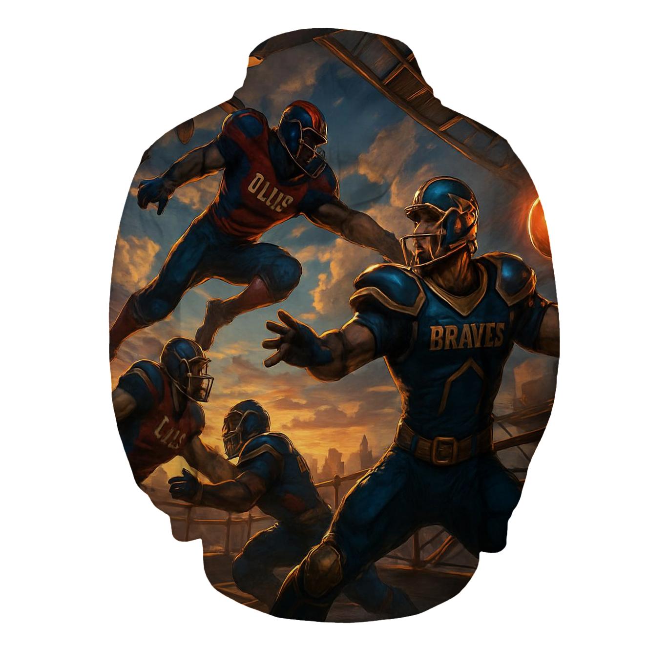 Sky Harbor Gridiron Duel Braves Vs Cubs hoodie trends