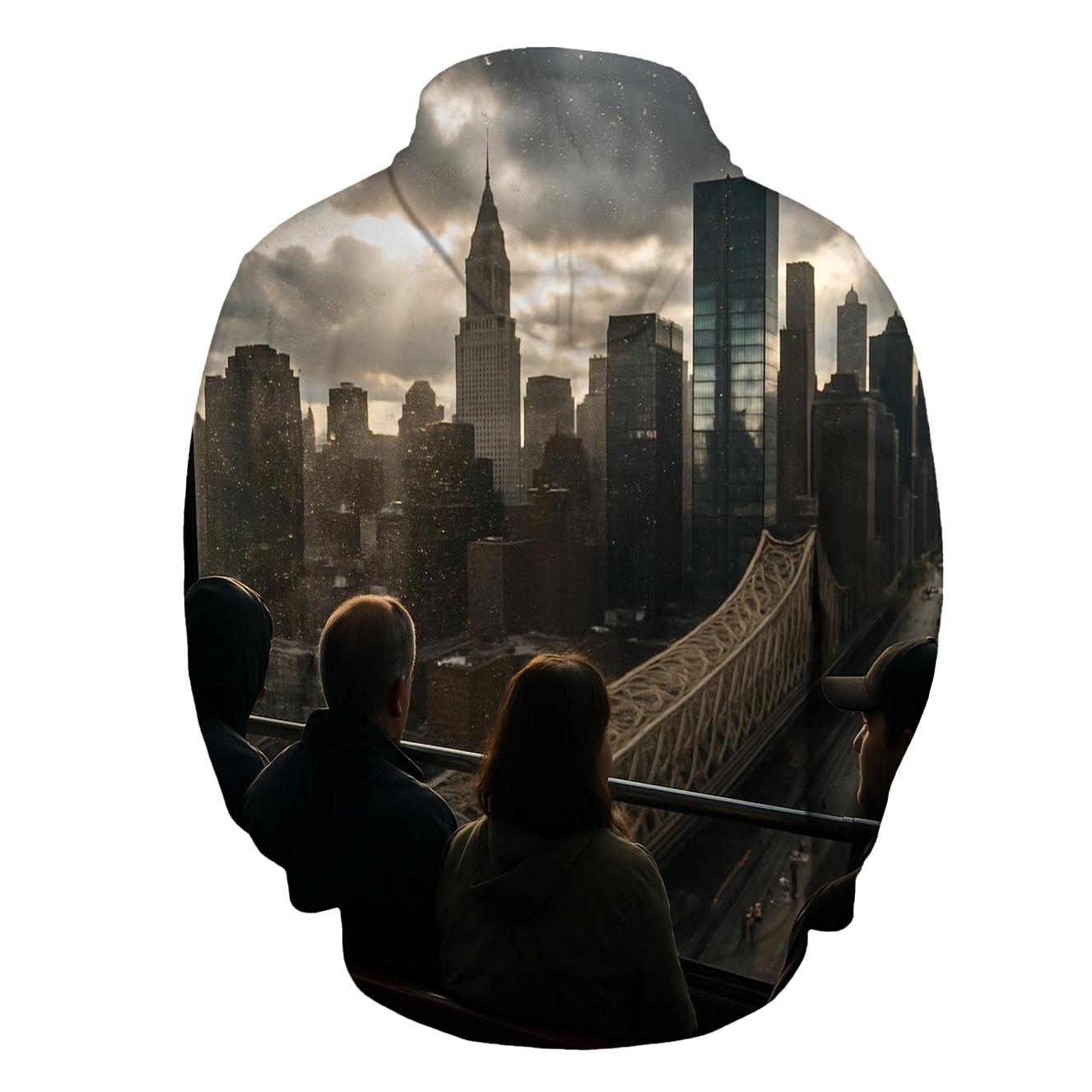 Storm Clearing Over Midtown From Roosevelt Island Tram hoodie designs