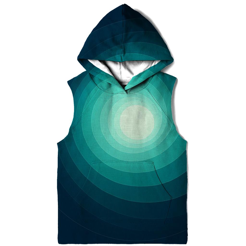 Polar Halo Conic Gradient pullover hoodies