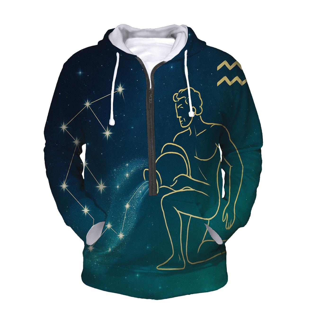 Aquarius Water Bearer Nebula Pour hoodie designs