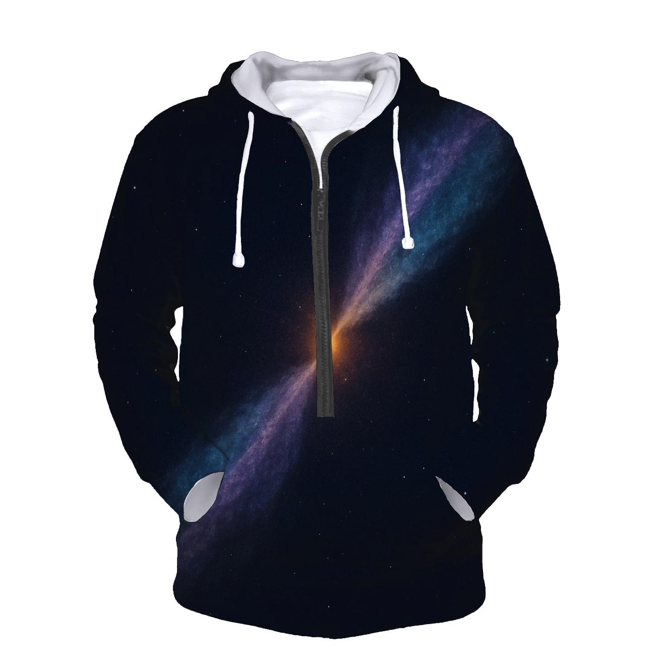 Bipolar Jet Outflow Shock Knots zip-up hoodies