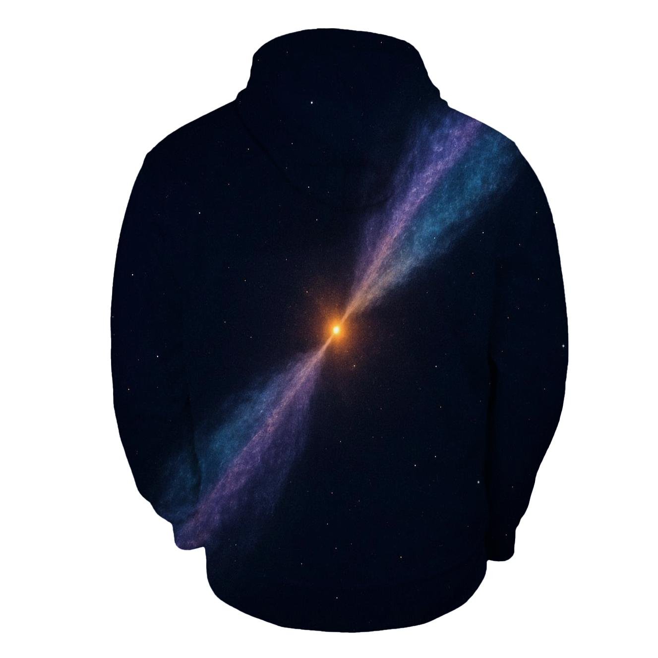 Bipolar Jet Outflow Shock Knots zip-up hoodies
