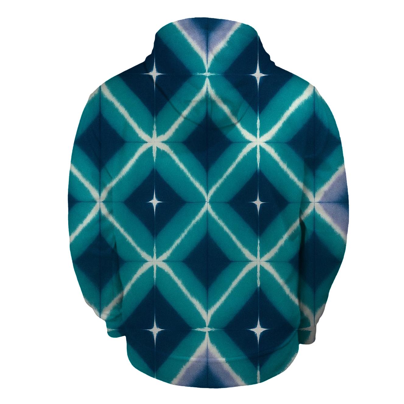 Itajime Eclipse Clamp Grid pullover hoodies