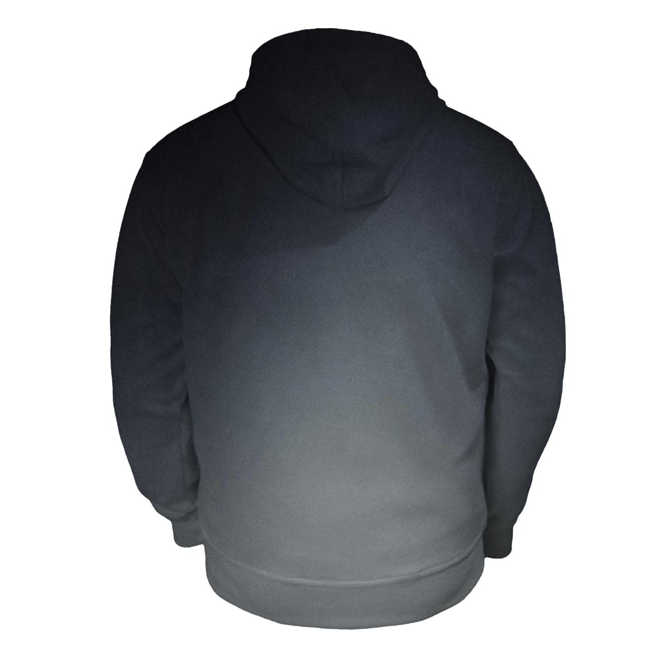 Moonlit Ink Wash Gradient printed hoodies