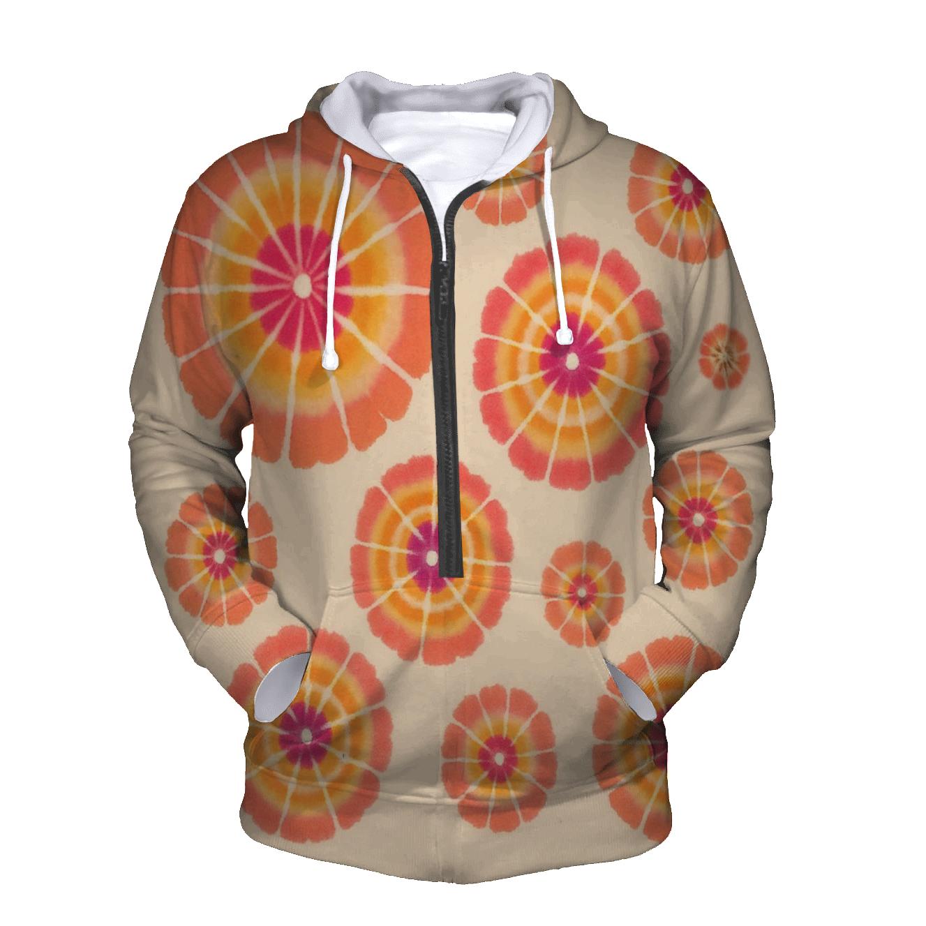Kumo Nebula Rosette Scatter lightweight hoodies