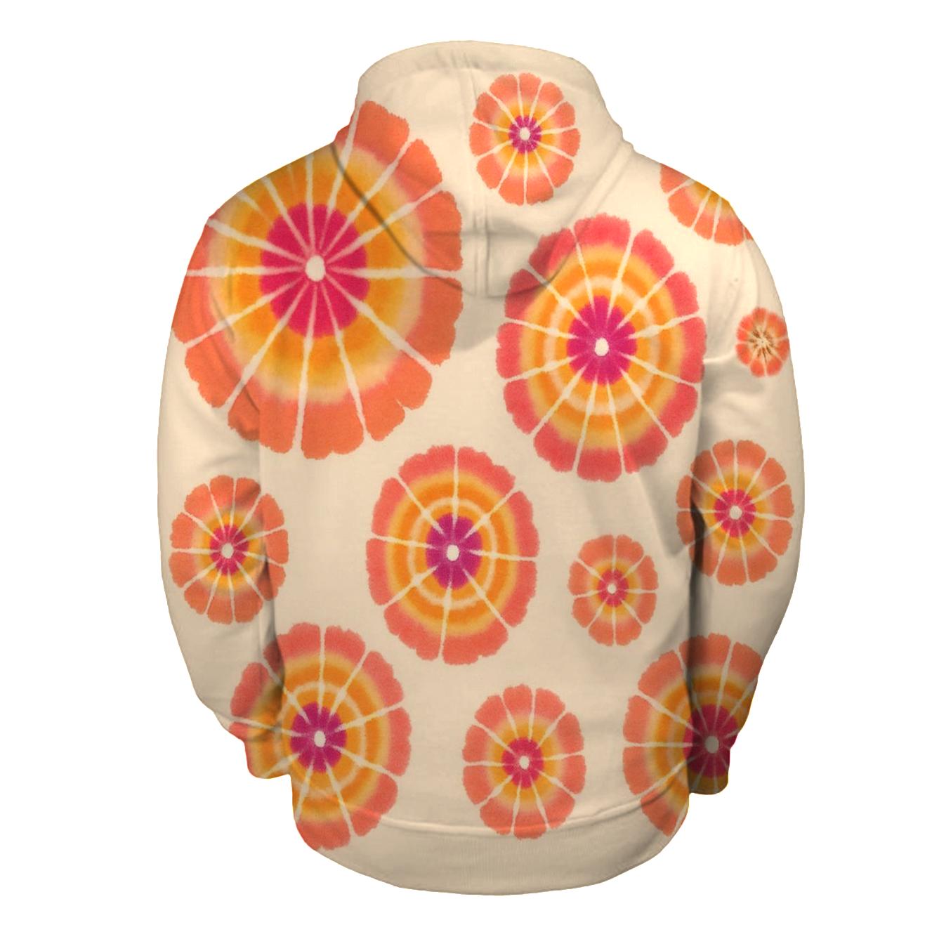 Kumo Nebula Rosette Scatter lightweight hoodies