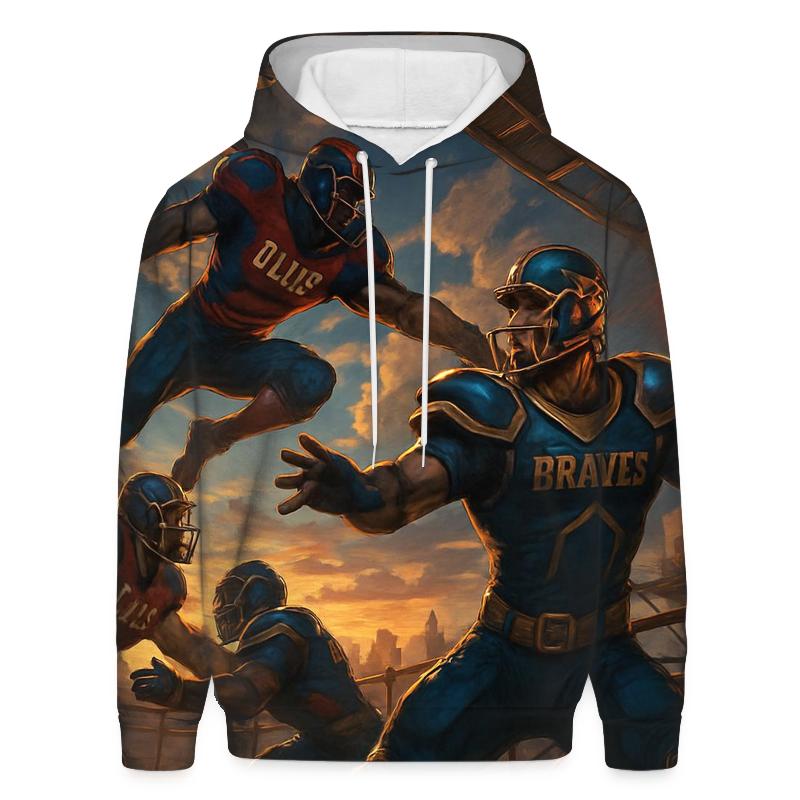 Sky Harbor Gridiron Duel Braves Vs Cubs graphic hoodies