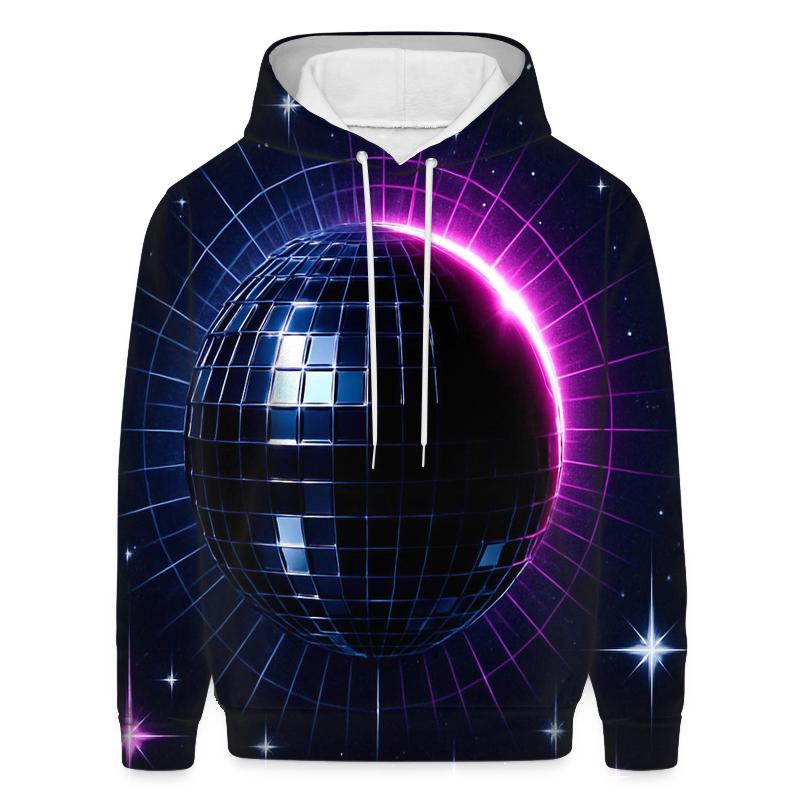 Disco Eclipse Lattice zip-up hoodies