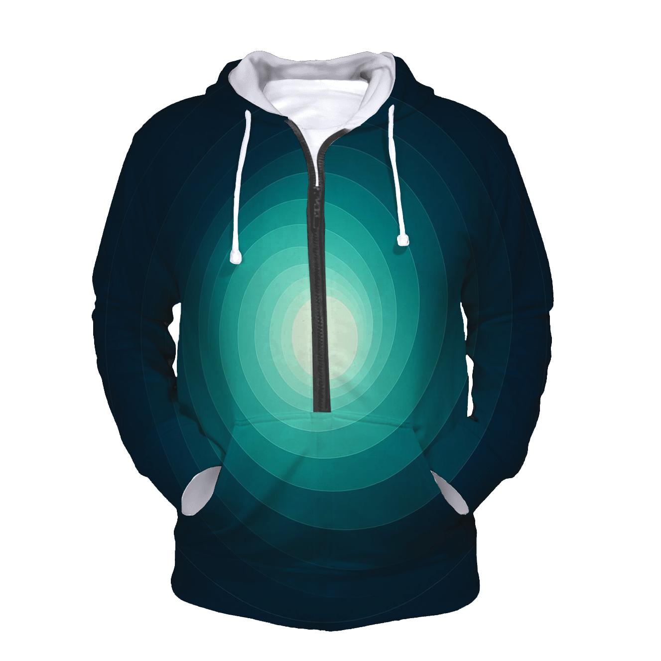 Polar Halo Conic Gradient hoodie designs