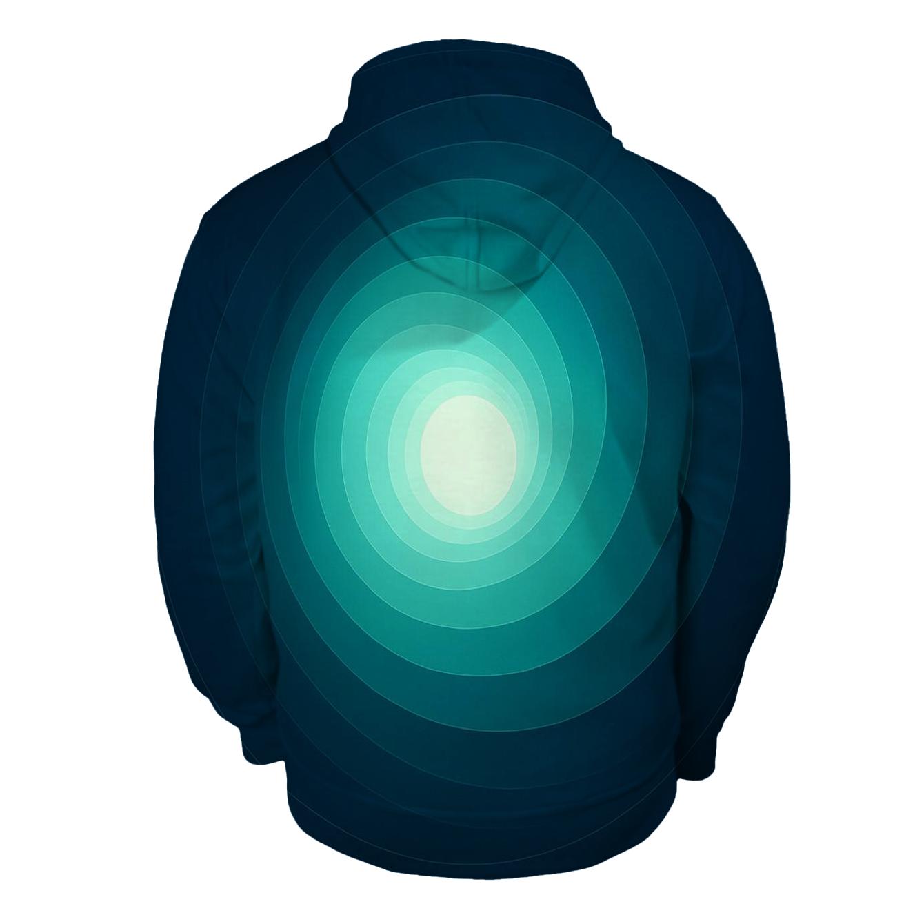 Polar Halo Conic Gradient hoodie designs