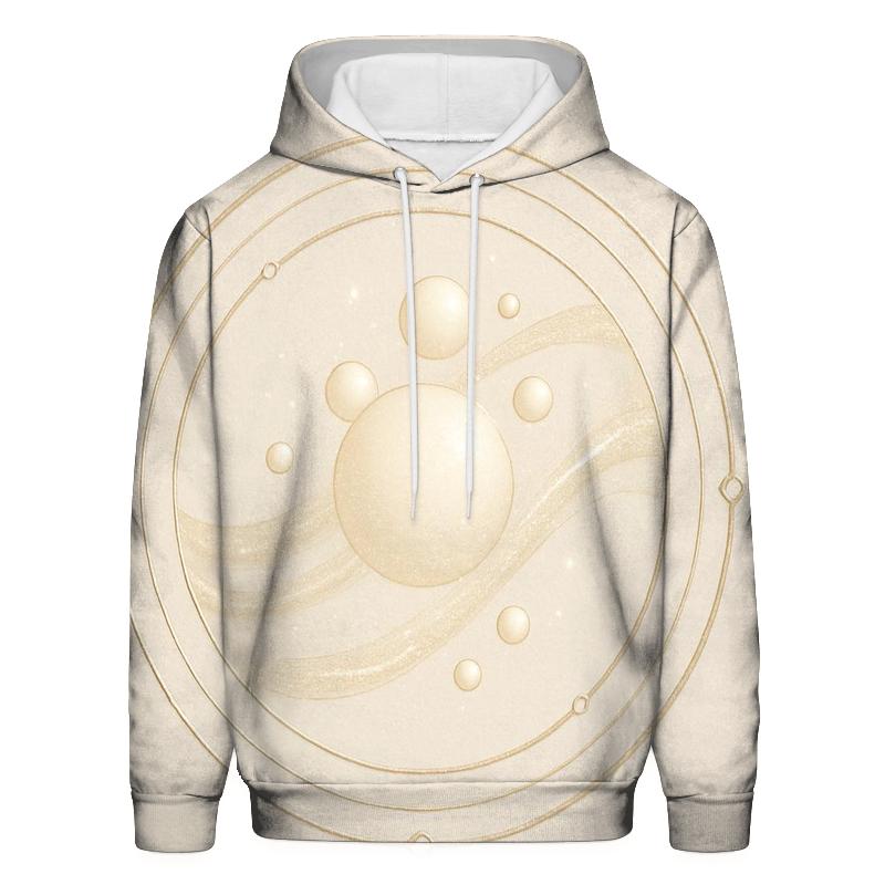 Champagne Crest Orbits pullover hoodies