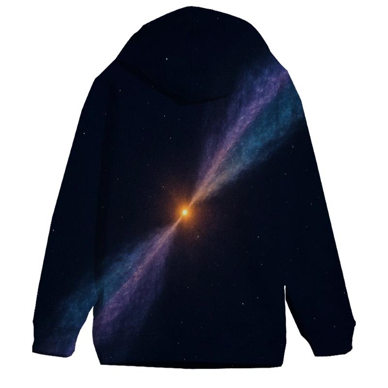 Bipolar Jet Outflow Shock Knots embroidered hoodies