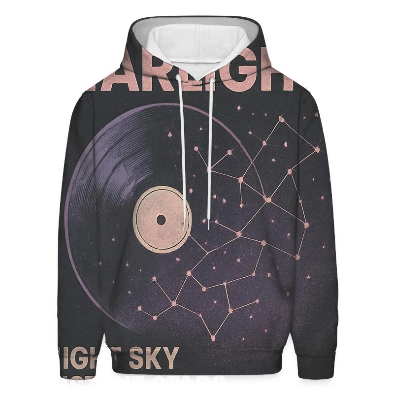 Distressed Vinyl Planetarium Night 1984 hoodie styles