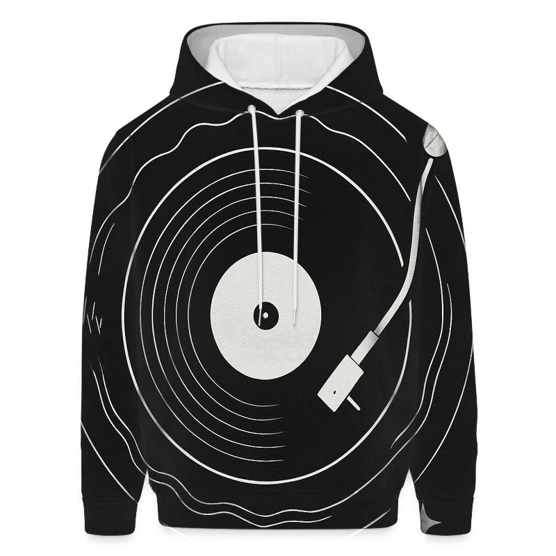 Monochrome Turntable Orbit Diagram lightweight hoodies