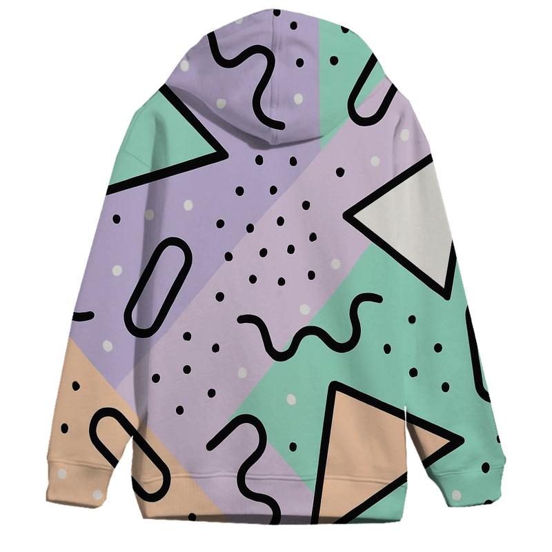 Trapper Keeper Geometry Parade graphic hoodies