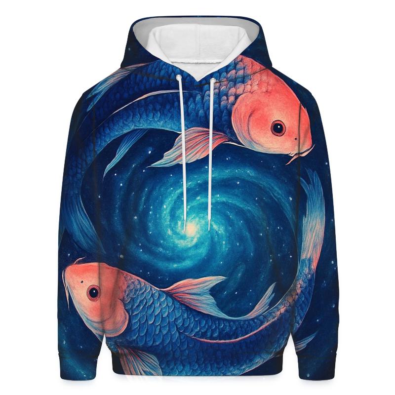 Deep Space Koi Nebula Swirl hoodie trends