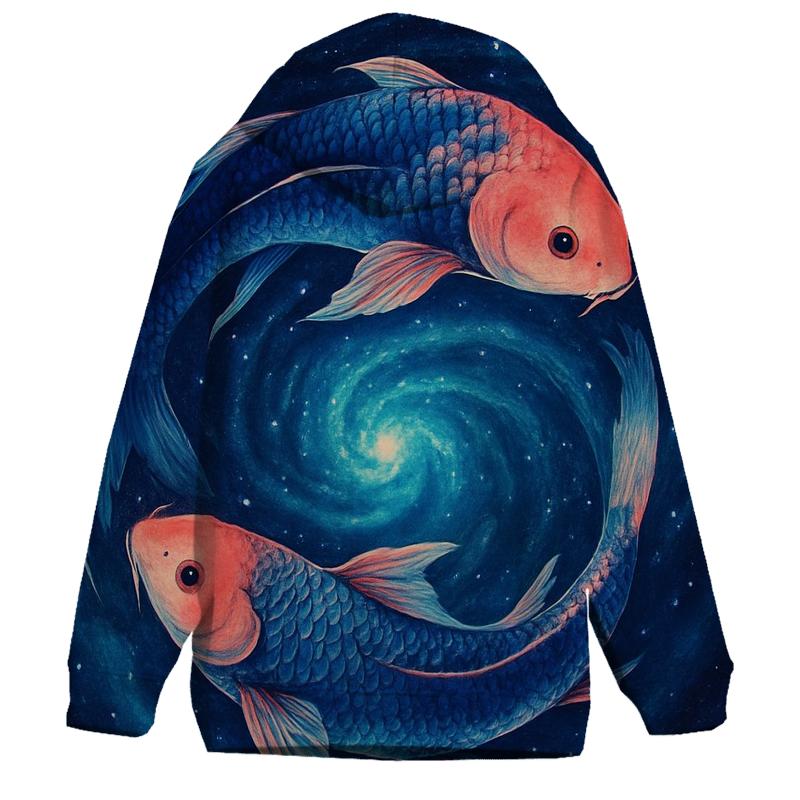 Deep Space Koi Nebula Swirl hoodie trends