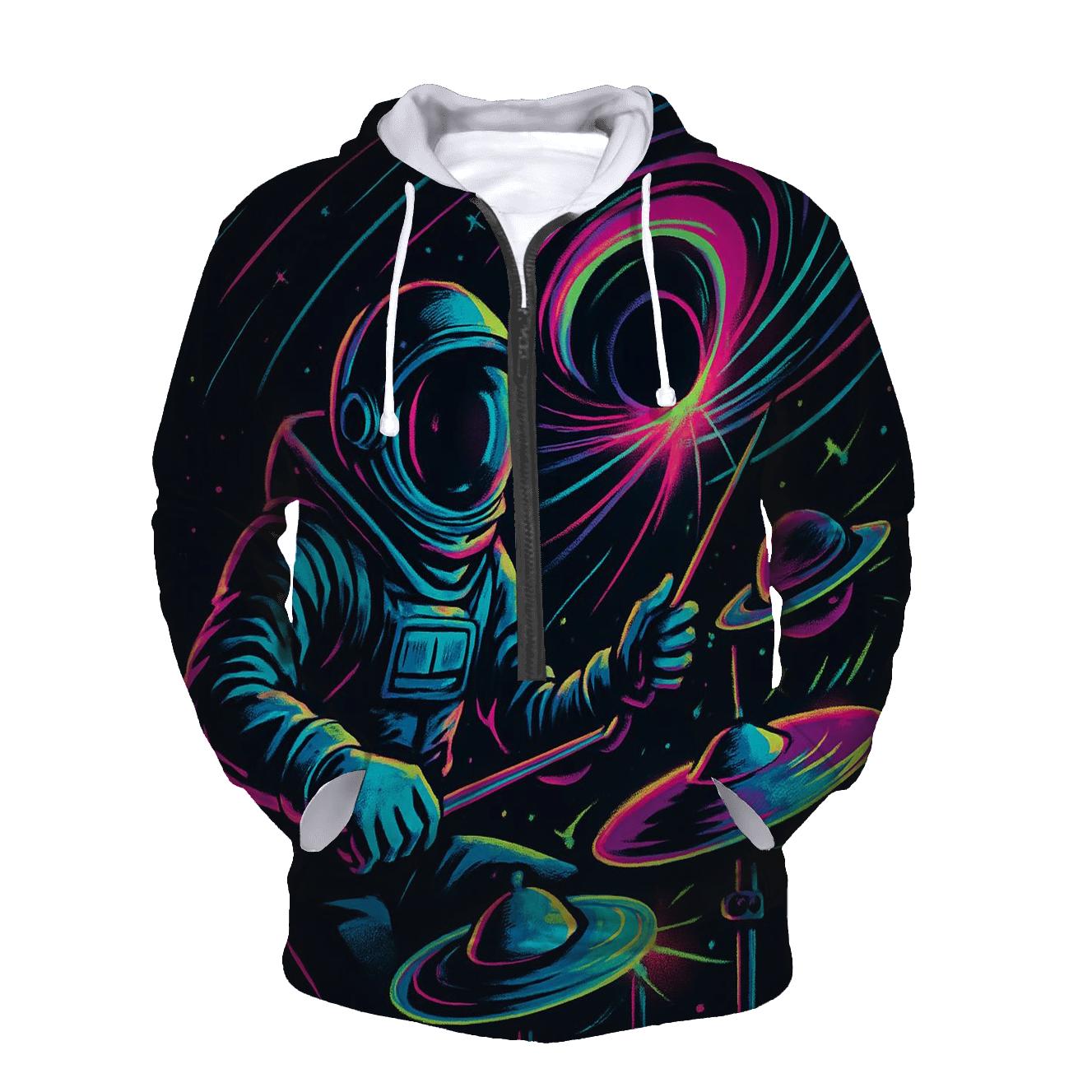 Black Hole Street Drummer lightweight hoodies
