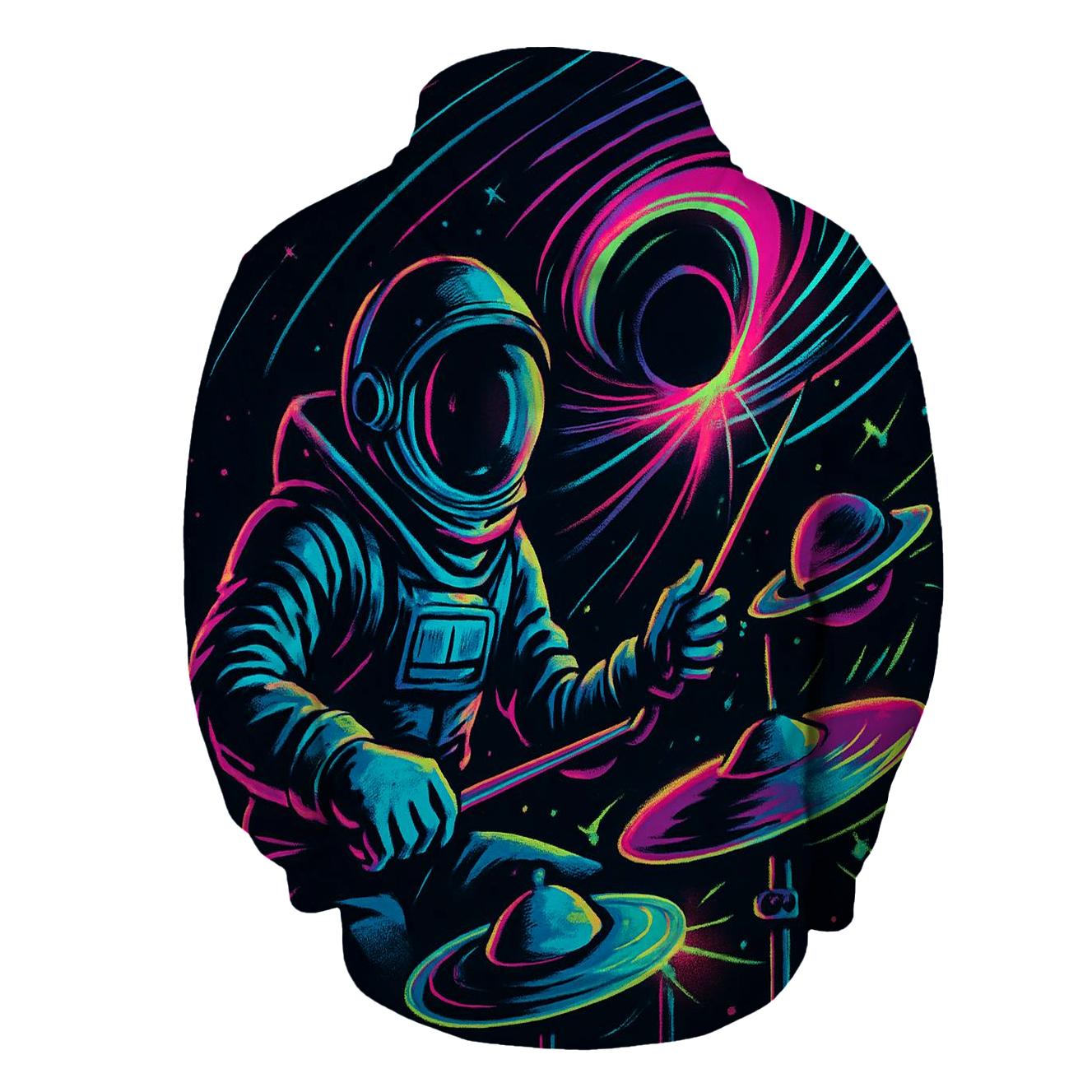 Black Hole Street Drummer lightweight hoodies