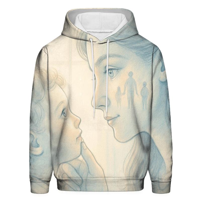 The Mirror Of Tomorrow Held In Her Eyes printed hoodies