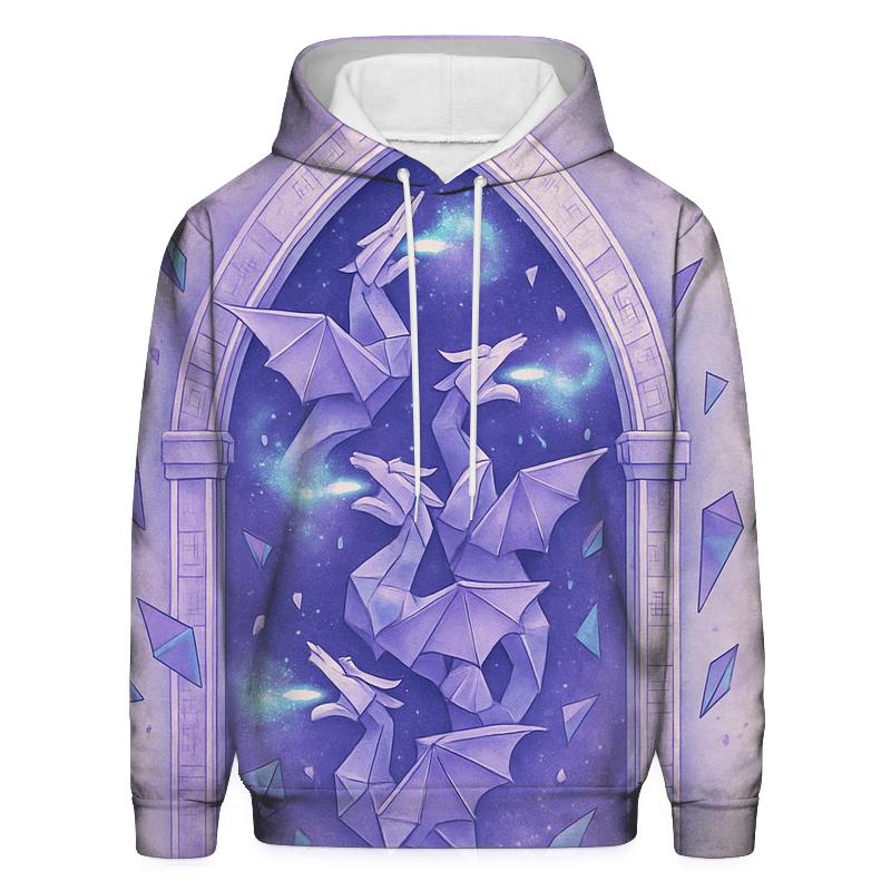 Cathedral Of Paper Dragons printed hoodies