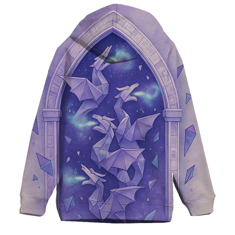 Cathedral Of Paper Dragons printed hoodies