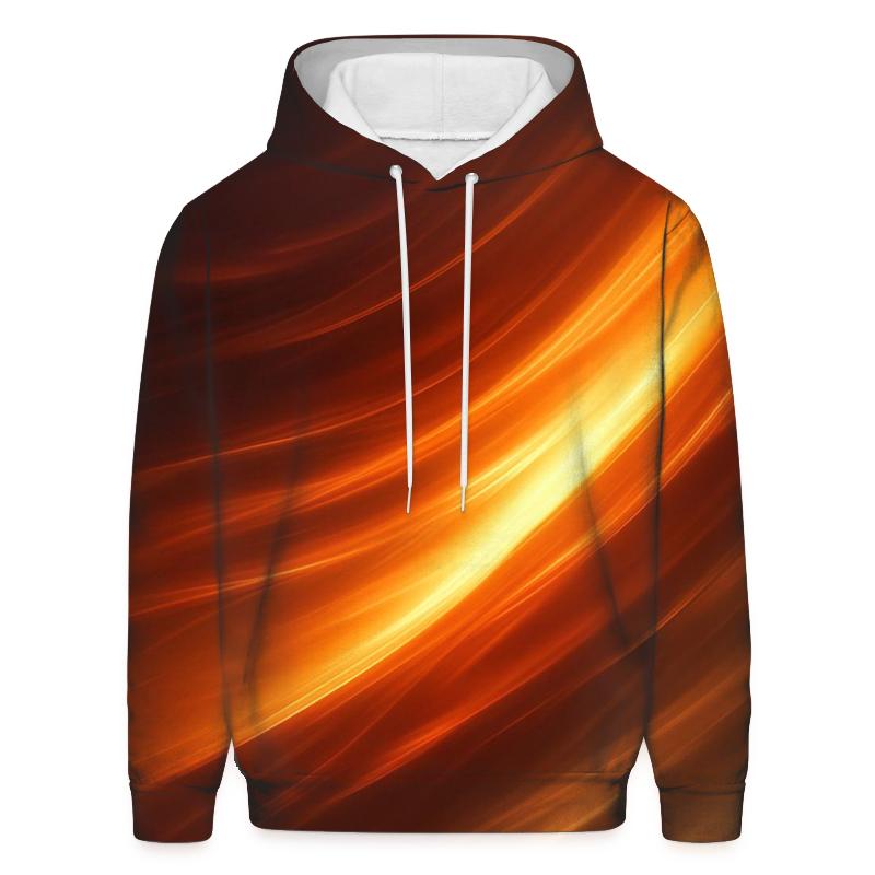 Molten Copper Drift Gradient graphic hoodies