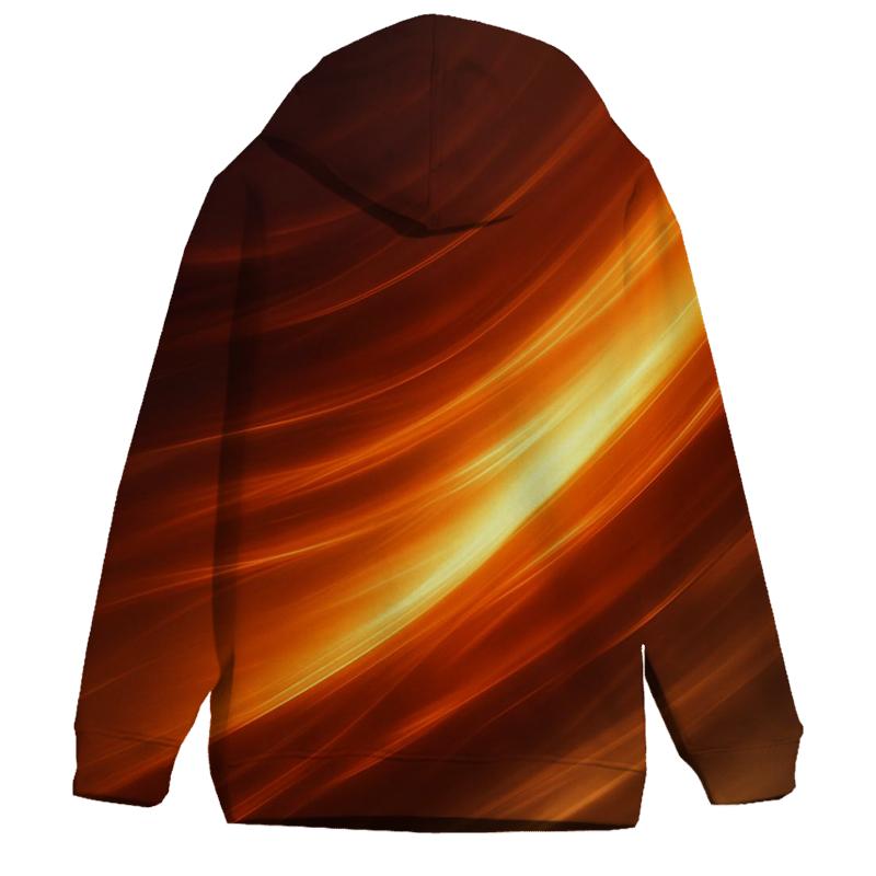 Molten Copper Drift Gradient graphic hoodies