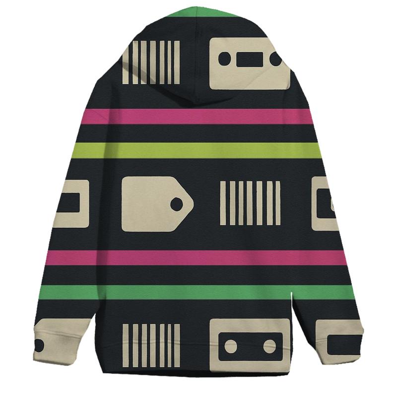 VHS Rental Aisle Price Tag Stripes designer hoodies