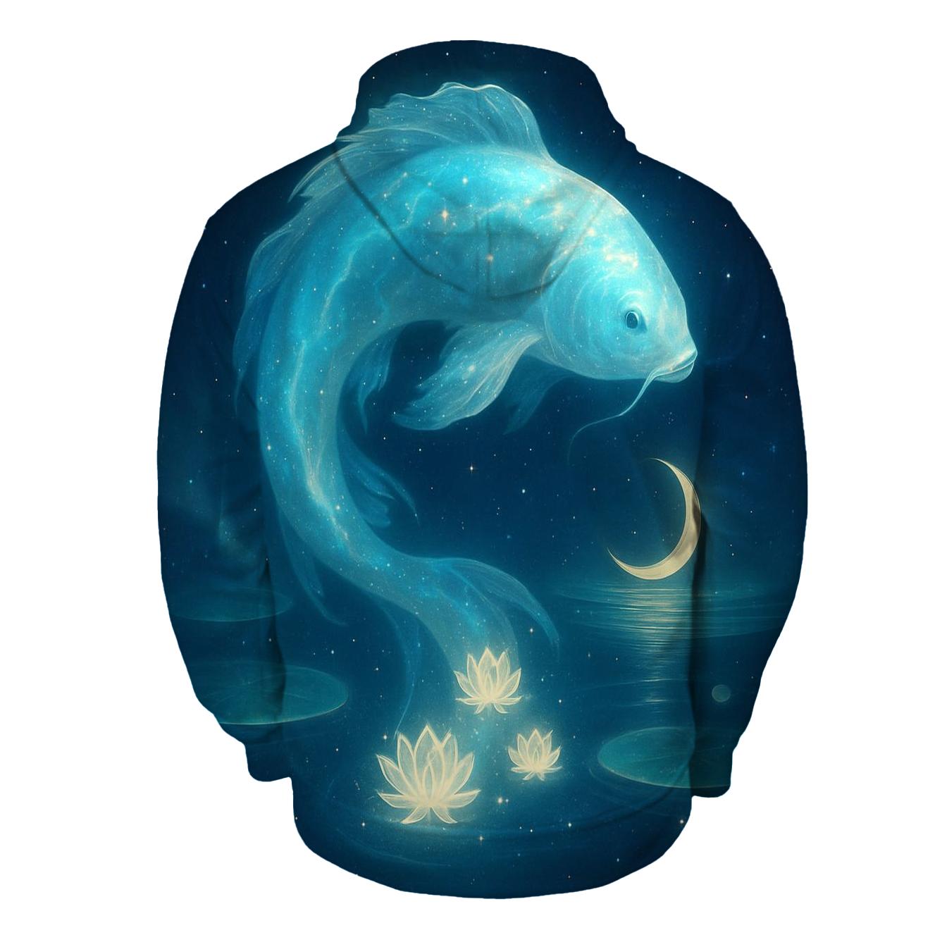 Aurora Koi Nebula Garden hoodie styles