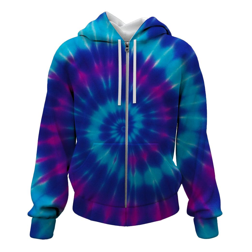 Pulsar Spiral Overdye Whorl hoodie styles